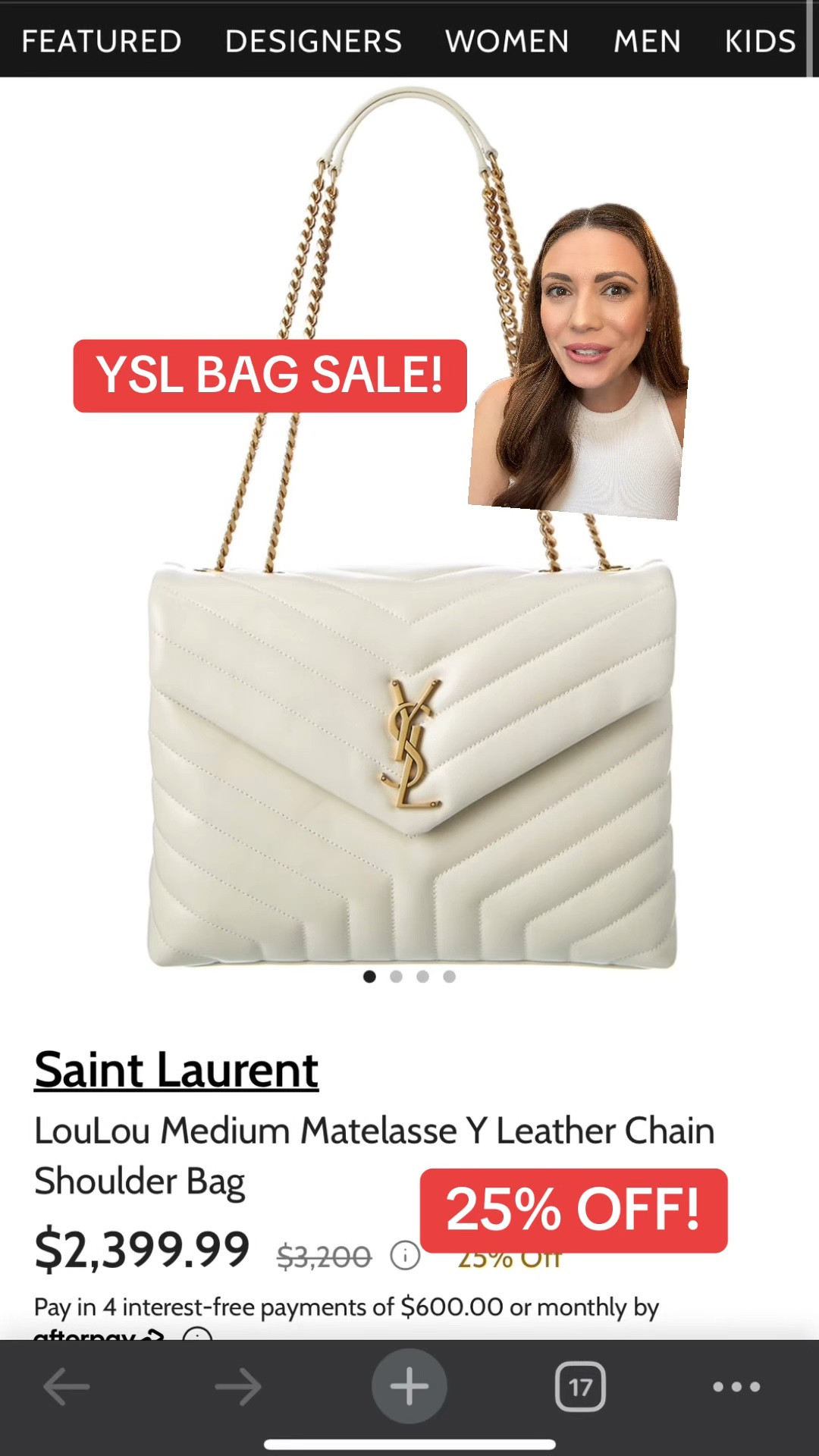 YSL BAG SALE! SAINT LAURENT BAG SALE! Get this designer deal before it’s gone!! 

#LTKItBag #LTKSaleAlert #LTKFallSale