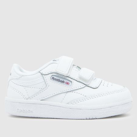 Kids Toddler White & Grey Reebok Club C 2v Trainers | schuh | Schuh