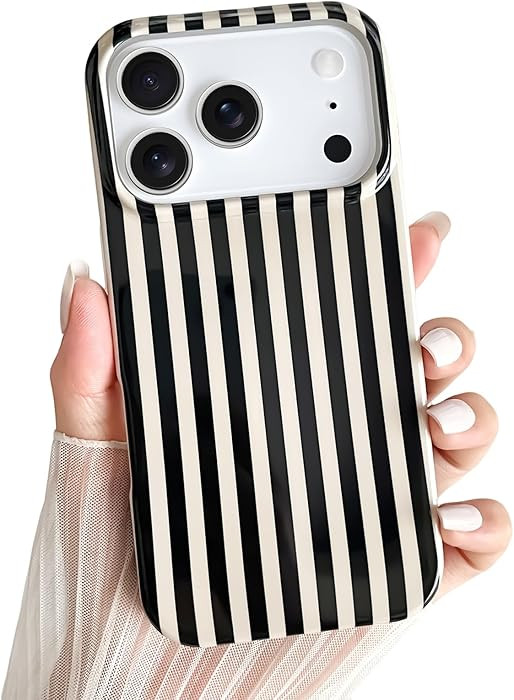 Yeddabox for iPhone 17 Pro Max Case Cute Striped Phone Case Soft TPU Slim Shockproof Phone Cover ... | Amazon (US)