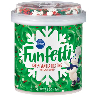 Pillsbury Funfetti Holiday Vanilla Frosting - 15.6oz | Target