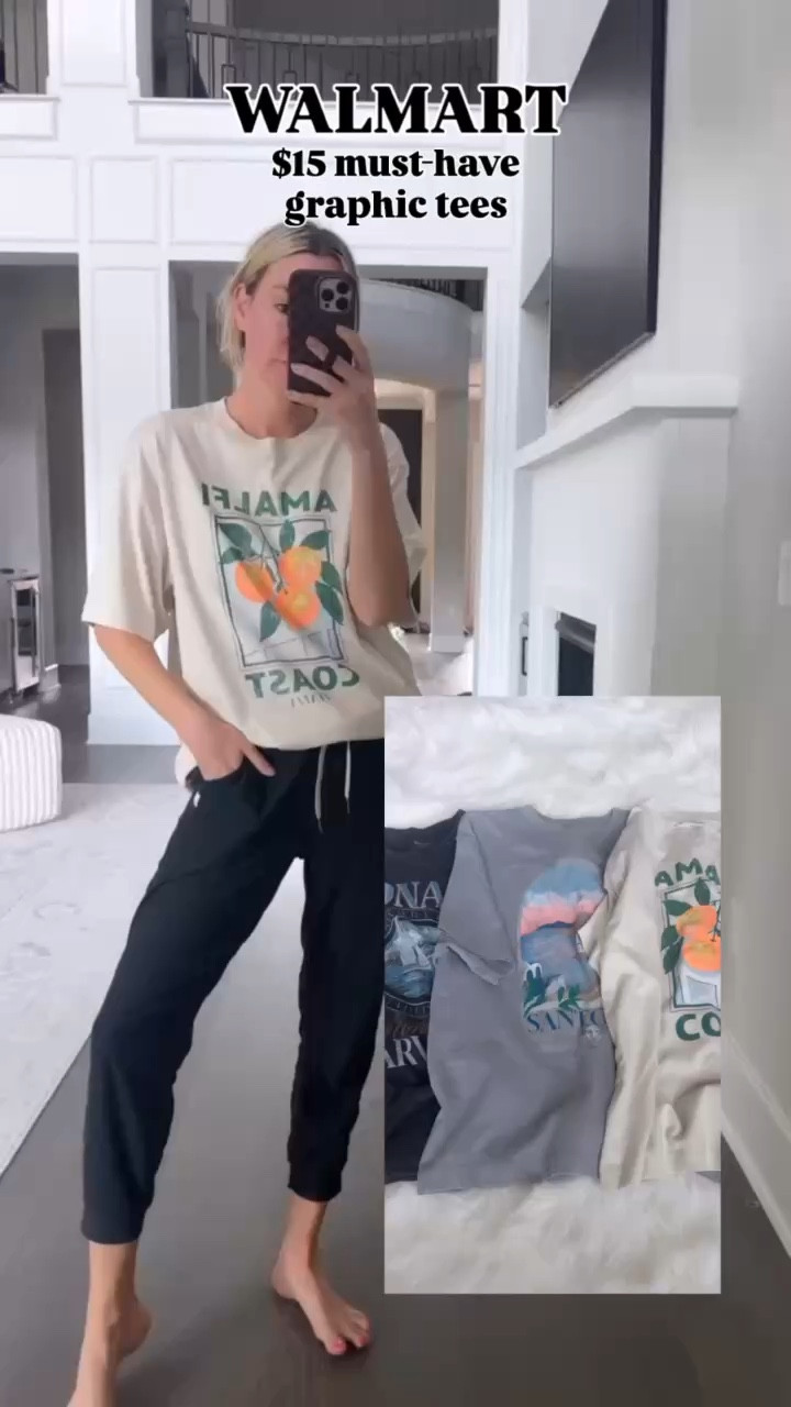 $15 and under graphic tee from Walmart! 

#LTKOver40 #LTKSaleAlert #LTKootd