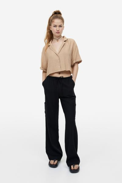 Crinkled resort shirt | H&M (UK, MY, IN, SG, PH, TW, HK)