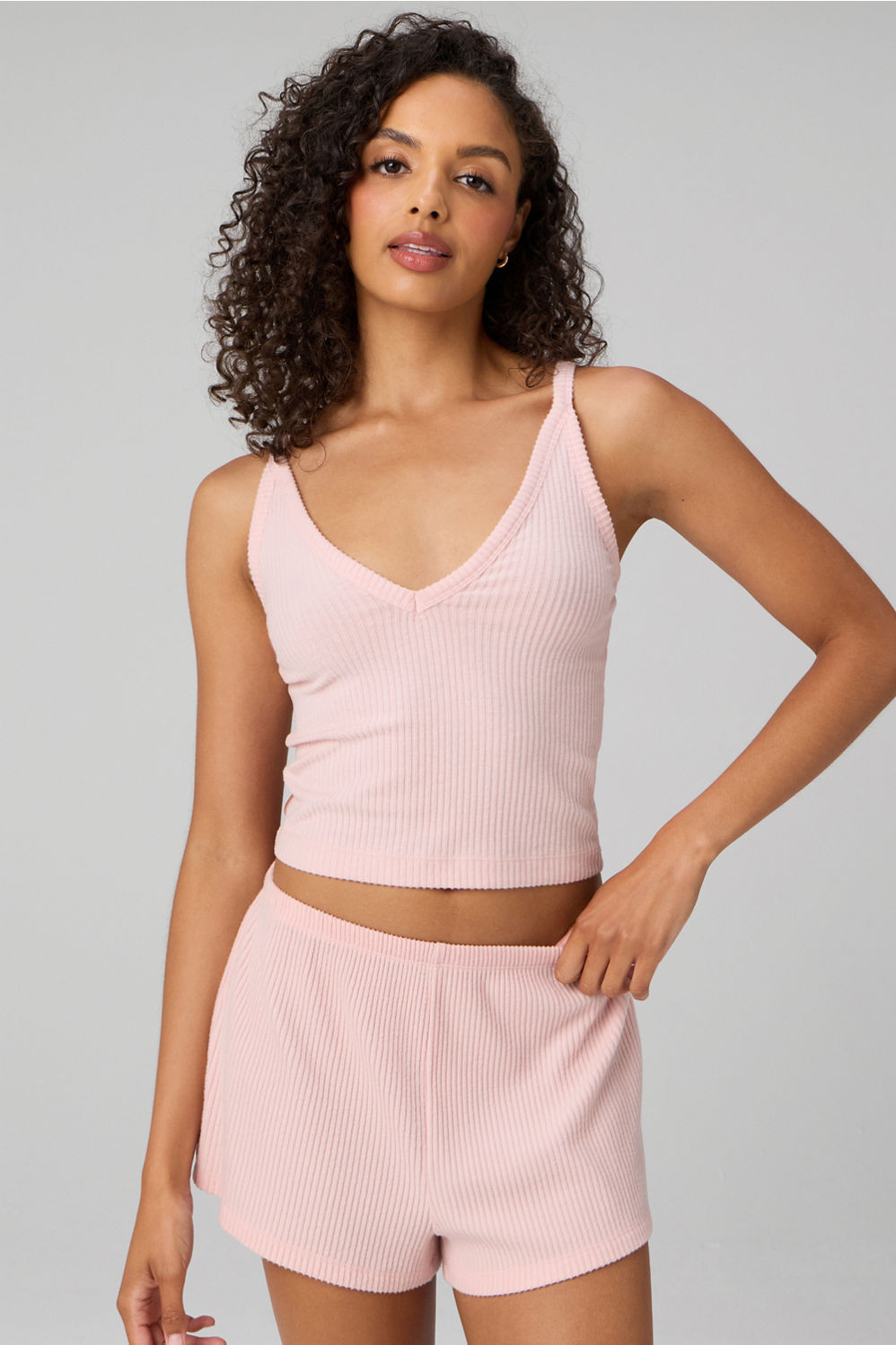 Wide Rib V-Neck TankLIMITED TIME OFFER: 80% OFF: $11.98Non-Member: $59.95YITTY COLLECTION | Fabletics