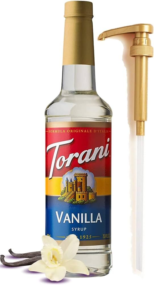 Vanilla Syrup for Coffee 25.4 Ounces for Vanilla Flavored Coffee Syrup with Fresh Finest Syrup Pu... | Amazon (US)