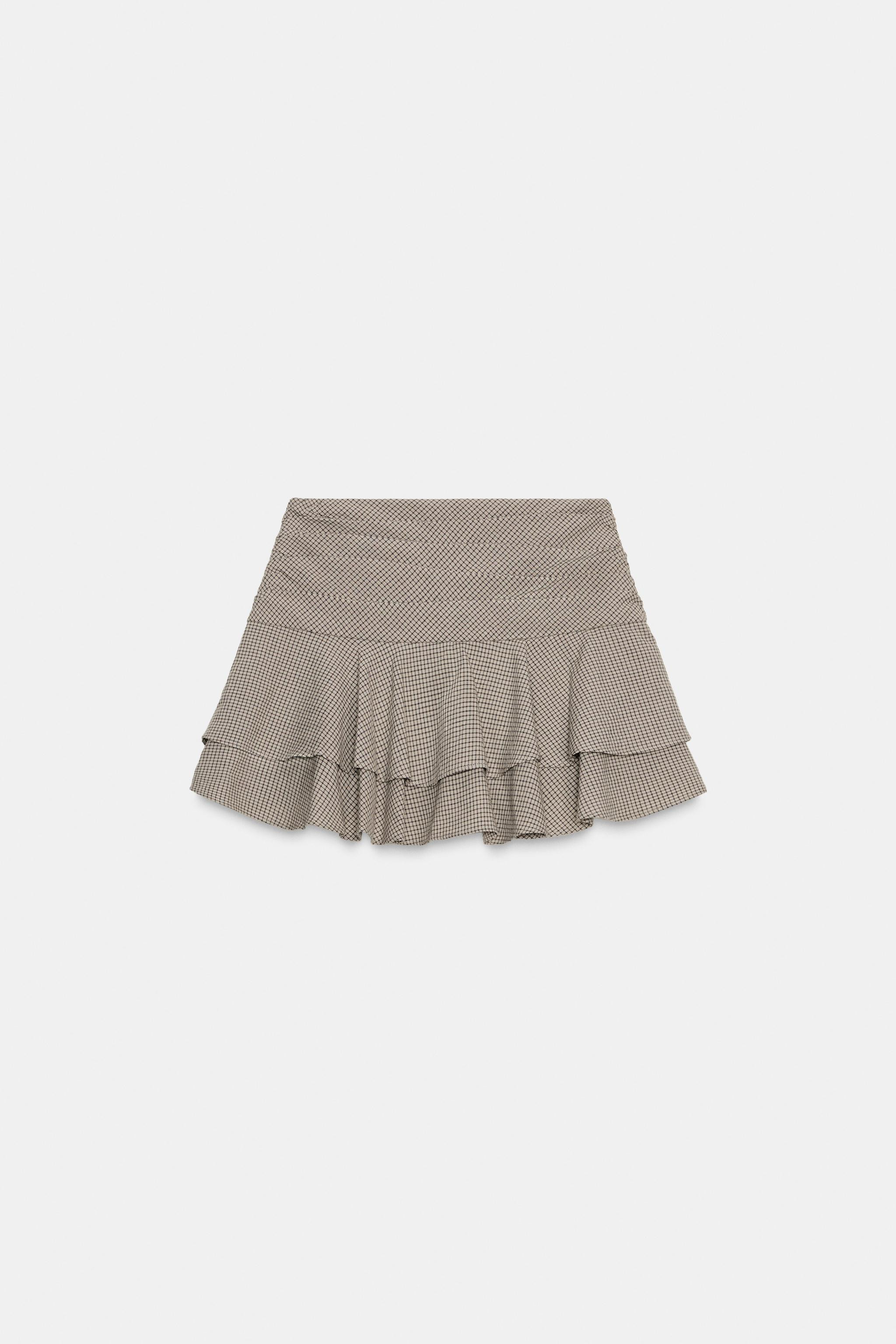 RUFFLED SKORT | Zara US