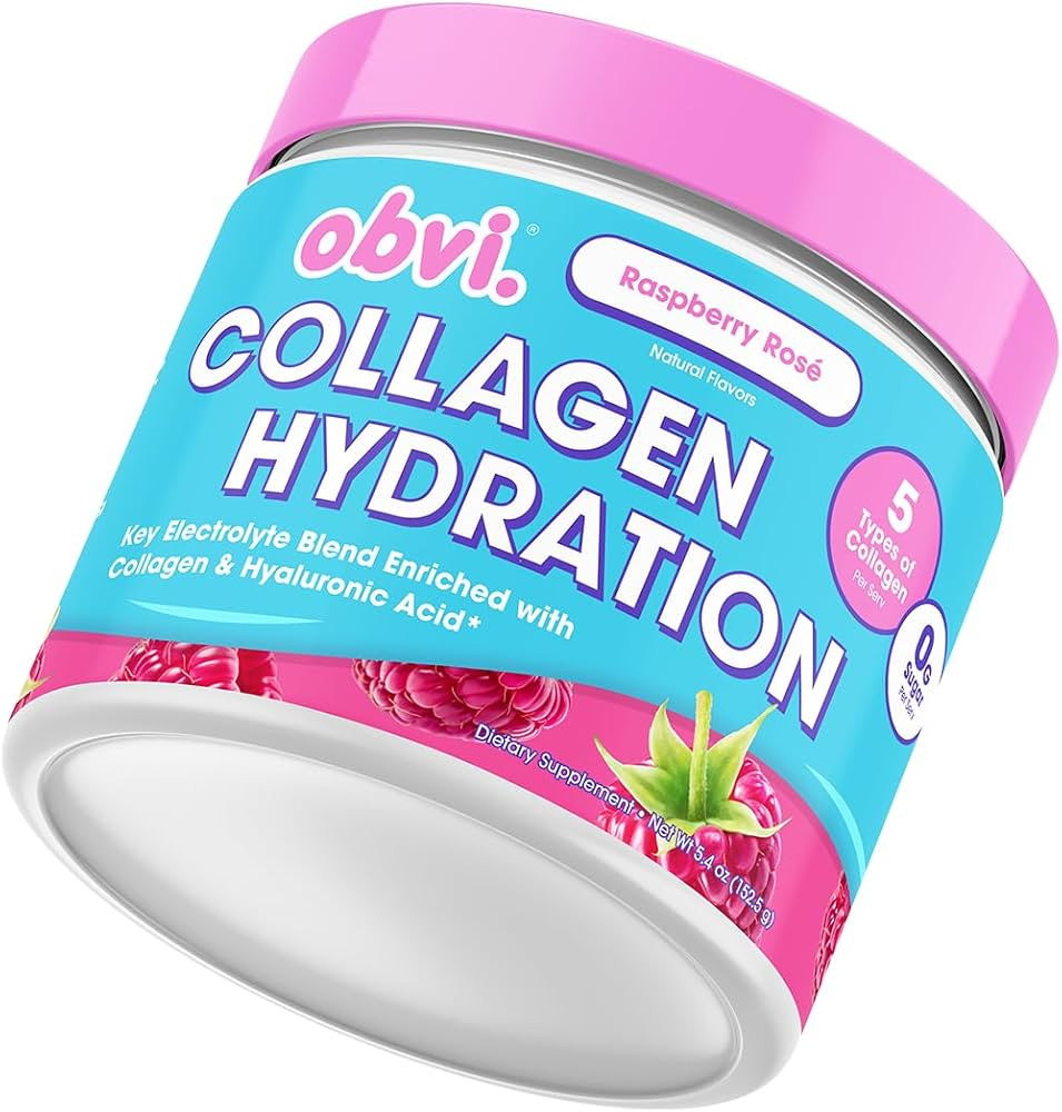 Obvi Hydration Powder | Electrolyte Blend with 5 Types of Collagen & Hyaluronic Acid | Refreshing... | Amazon (US)