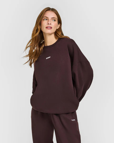 Mid Weight Sweatshirt 
 Plum Brown | Oner Active (UK / US)