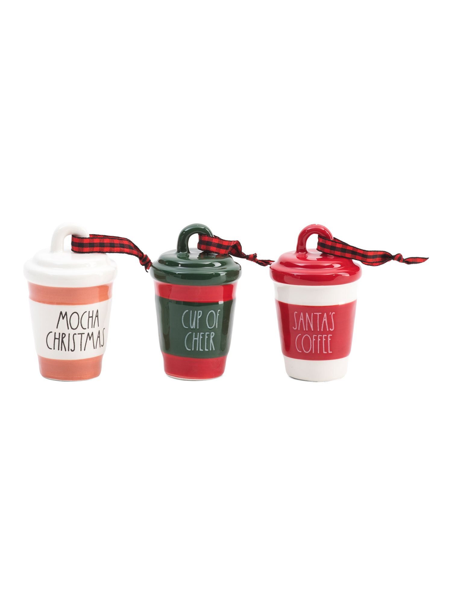 Set Of 3 Coffee Cup Ornaments | Home | Marshalls | Marshalls