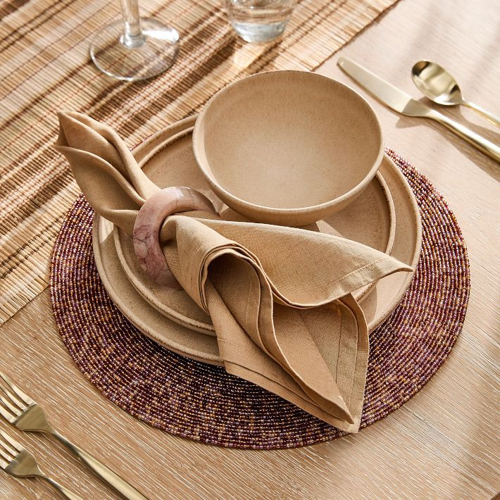 Mixed Glass Beaded Placemat | West Elm (US)