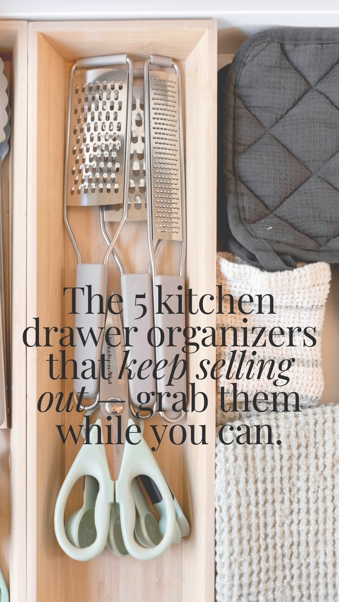 The 5 kitchen drawer organizers that keep selling out, grab them while you can!

Shop them now here. 

 #LTKmomlife #LTKfoodie #LTKHome