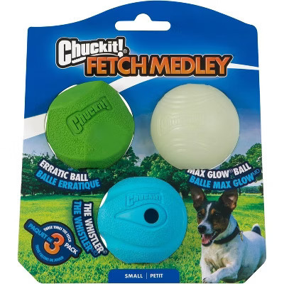 Chuckit! Fetch Medley Dog Balls Set of 3- Small | Target