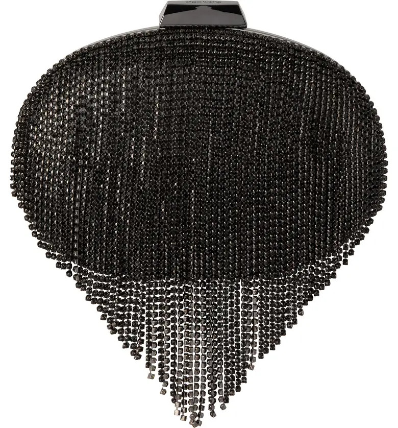 Olga Berg Bria Crystal Fringe Clutch | Nordstrom | Nordstrom
