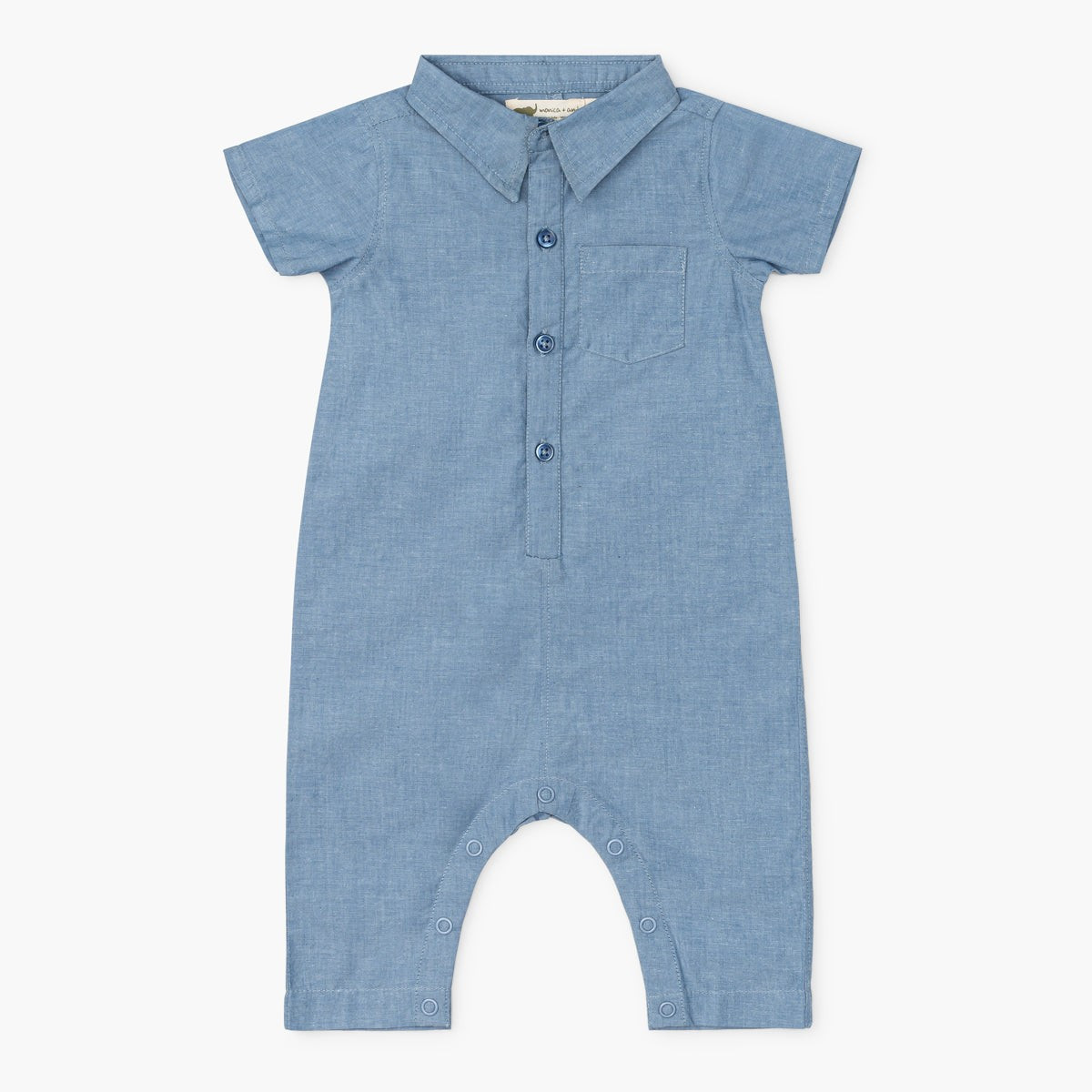 Woven Oxford Romper | Monica + Andy