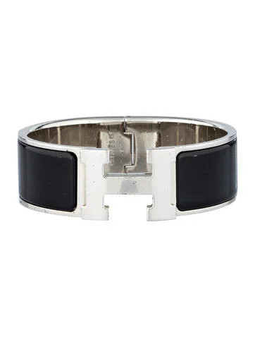Hermès Wide Clic Clac Bracelet | The Real Real, Inc.