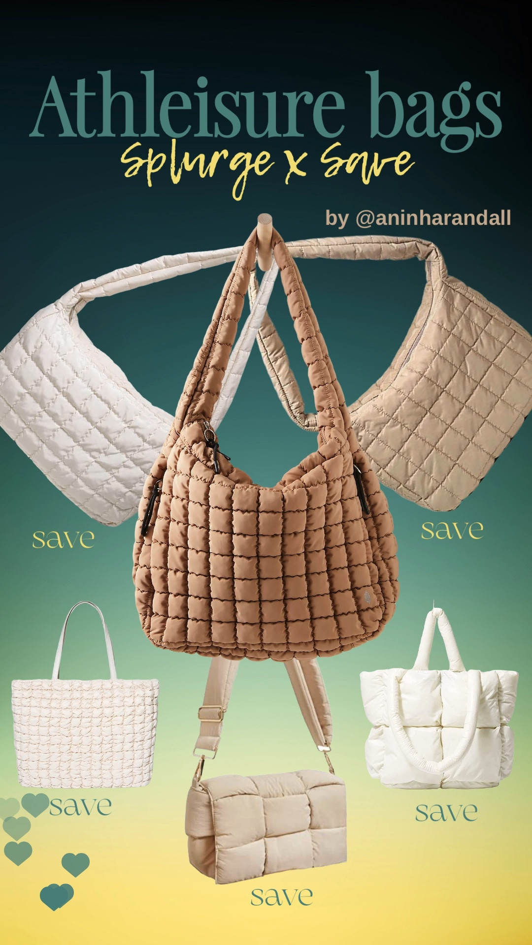 Athleisure Bags | Splurge x Save

#LTKGiftGuide #LTKitbag #LTKFind