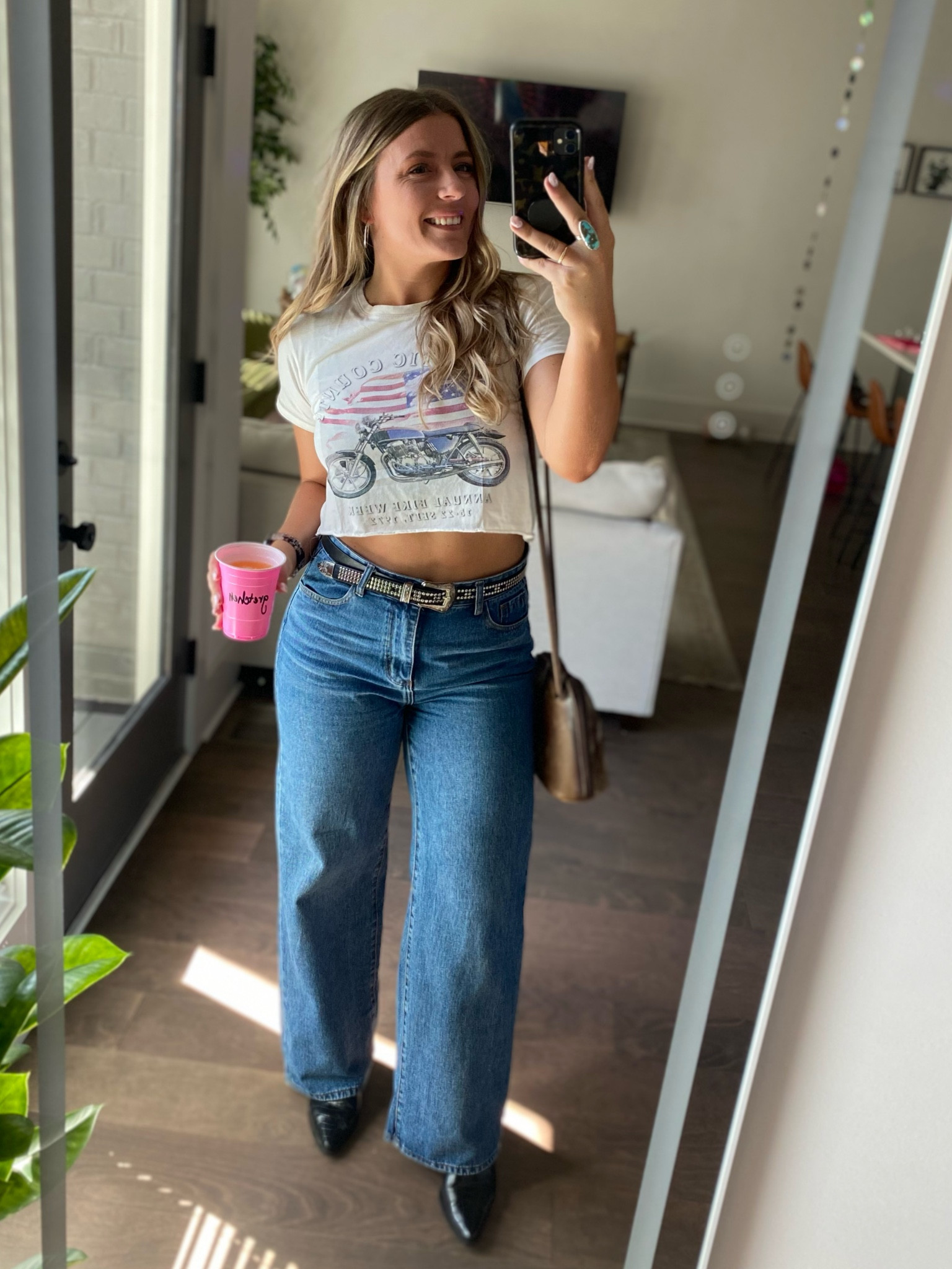 Biker western vibes live here - right before we hit Broadway for some live music 🎸

#LTKunder50 #LTKstyletip #LTKtravel