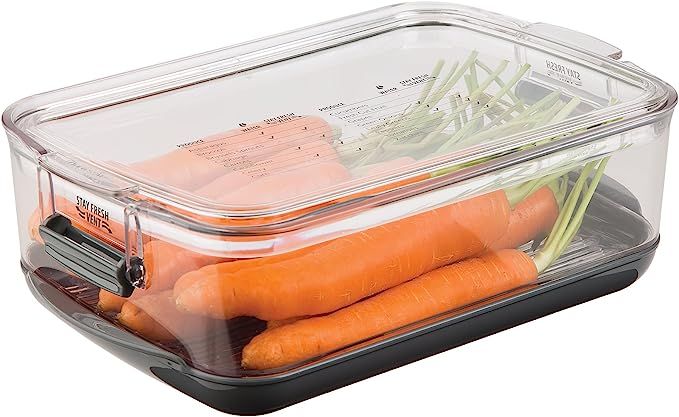 Prepworks by Progressive Produce ProKeeper, , 3-Quart, Stay-Fresh Vent System, Small Peppers, Tom... | Amazon (US)