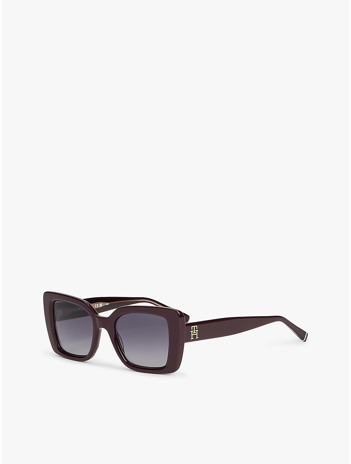 Tommy Hilfiger Women's Bold Butterfly Frame Sunglasses - Burgundy | Tommy Hilfiger (US)