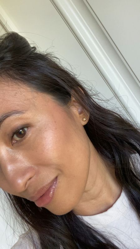 Soft glowy natural looking makeup. 
I’m liking my new blush set and bronzer set. 
I use the creams, then powders on top. 
If you want more intensity, do the powders then the creams on top. 
Tinted moisturizer with spf. 
Lip treatment that’s like moisturizing gloss. 
Blush shade is not too much. 
Bronzer is she’s sculpted. 

#LTKFindsUnder50 #LTKBeauty #LTKOver40