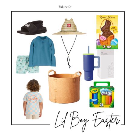 Easter is a mere 2 weeks away. Are you ready?!
Here are some toddler/little boy basket filler ideas. 
I always love including Spring outdoor activities, new swim gear and some treats. This year I mixed in a few extras for our upcoming Disney Cruise. 
I love these Simple Modern cups that I got the kids!

#LTKkids #LTKfamily #LTKSeasonal