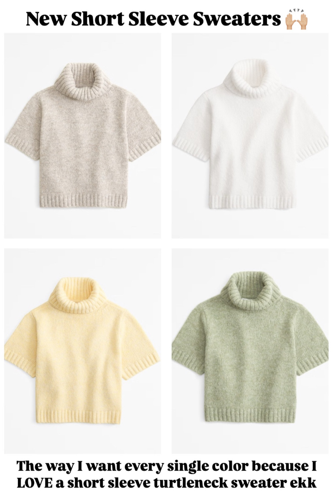 20% off + extra 15% off with code AFCHAMP / short sleeve turtleneck sweater / turtleneck sweater tee
Size: XS 

#LTKSaleAlert