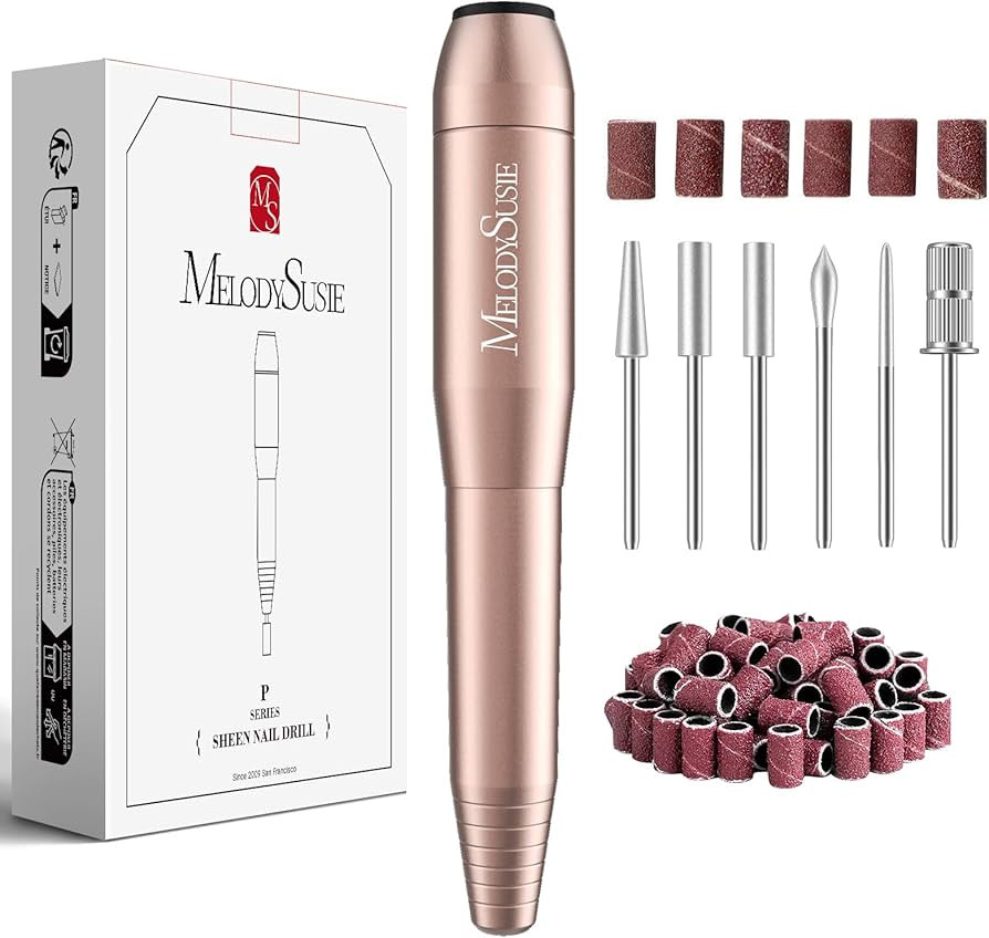 MelodySusie Electric Nail Drill Machine,PC120I Portable Electric Nail File Efile Set for Acrylic ... | Amazon (US)