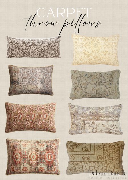 Carpet throw pillows 

Carpet throw pillows, throw pillows, pattern throw pillows, couch pillows, bed pillows, fall pillows, Autumn pillows, boho pillows, vintage pillows, vintage throw pillows, Deb and Danelle 

#LTKsalealert #LTKSeasonal #LTKhome