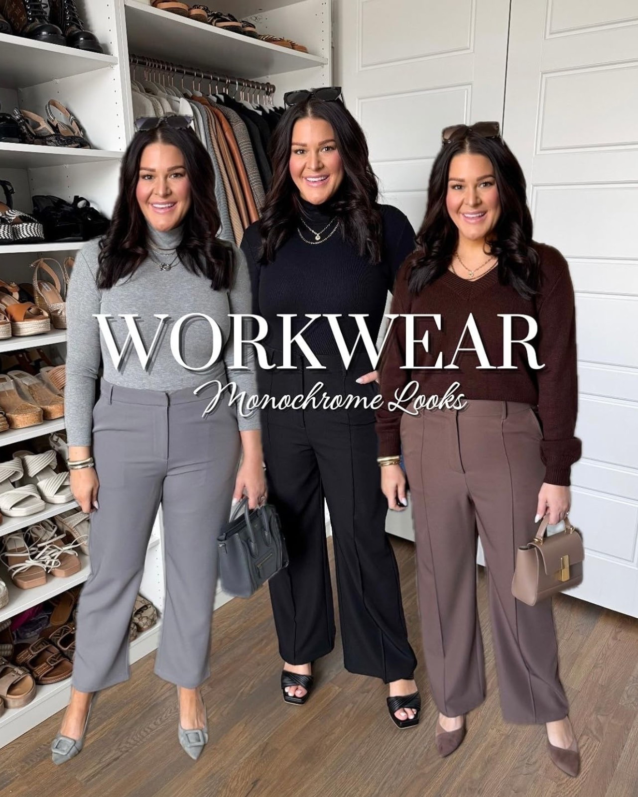 Size: Large in everything 

If you’ve been trying to build a polished work wardrobe without spending a fortune, these Amazon finds are some of my favorites. 🤎🩶🖤

Every piece is comfortable, flattering, and easy to style. Wear them as monochrome outfits for an elevated, put-together look, or mix and match every top and bottom to create countless office outfits with just a few pieces.

These are the kind of wardrobe staples that make getting dressed for work so much easier—classic, versatile, and timeless enough to wear year after year.

✨ Amazon workwear
✨ Office outfits
✨ Business casual style
✨ Capsule wardrobe essentials
✨ Neutral wardrobe basics
✨ Monochrome outfit ideas
✨ Mix-and-match separates

#amazonfashion #workwearstyle #businesscasual #capsulewardrobe #officeoutfits business casual workwear

#LTKootd #LTKWorkwear #LTKMidsize #LTKdayinmylife #LTKootd #LTKMidsize