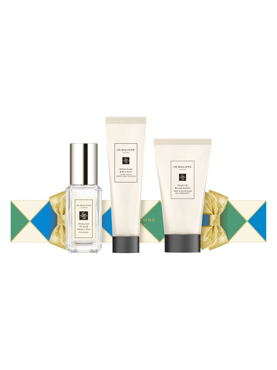 Jo Malone London Green &amp; Blue Holiday Cracker 3-Piece Gift Set | Saks Fifth Avenue | Saks Fifth Avenue