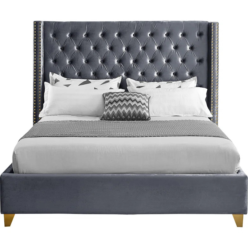 Joclynn Tufted Upholstered Low Profile Platform Bed | Wayfair North America