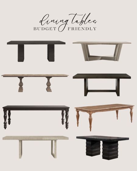 Modern dining table white oak. Black dining table wooden. Pedestal dining table transitional. Reeded dining table rectangular #LTKFind 

#LTKhome #LTKsalealert
