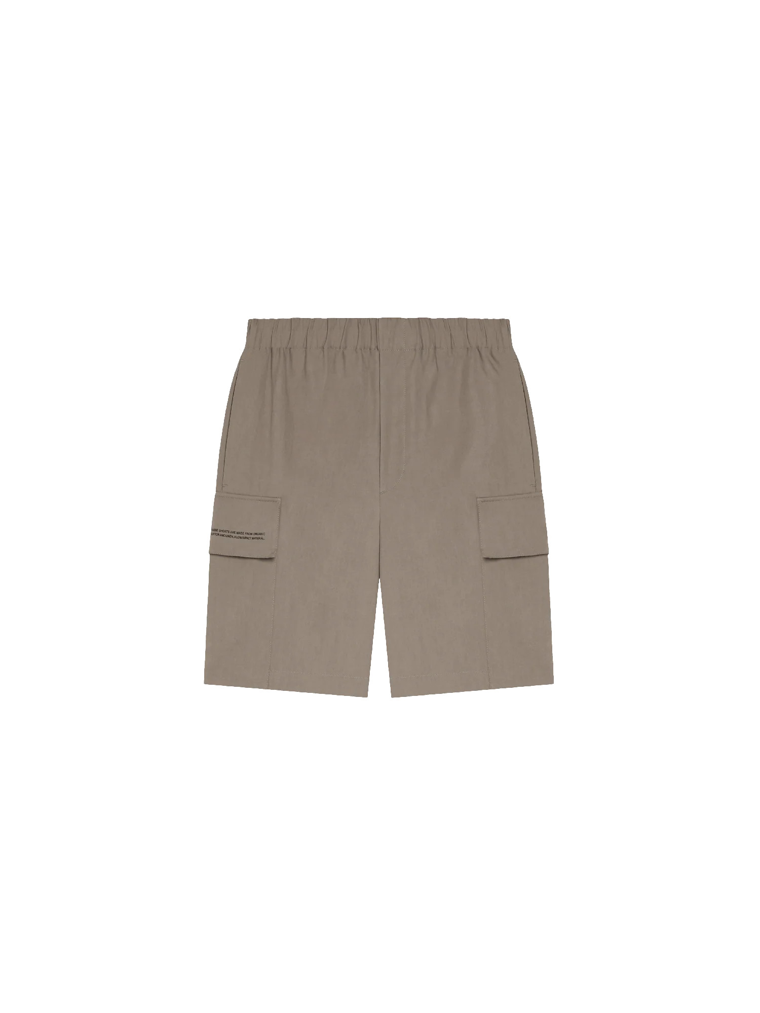 Organic Cotton Blend Cargo Shorts - Mushroom - Pangaia | The Pangaia (EU, UK, AUS)