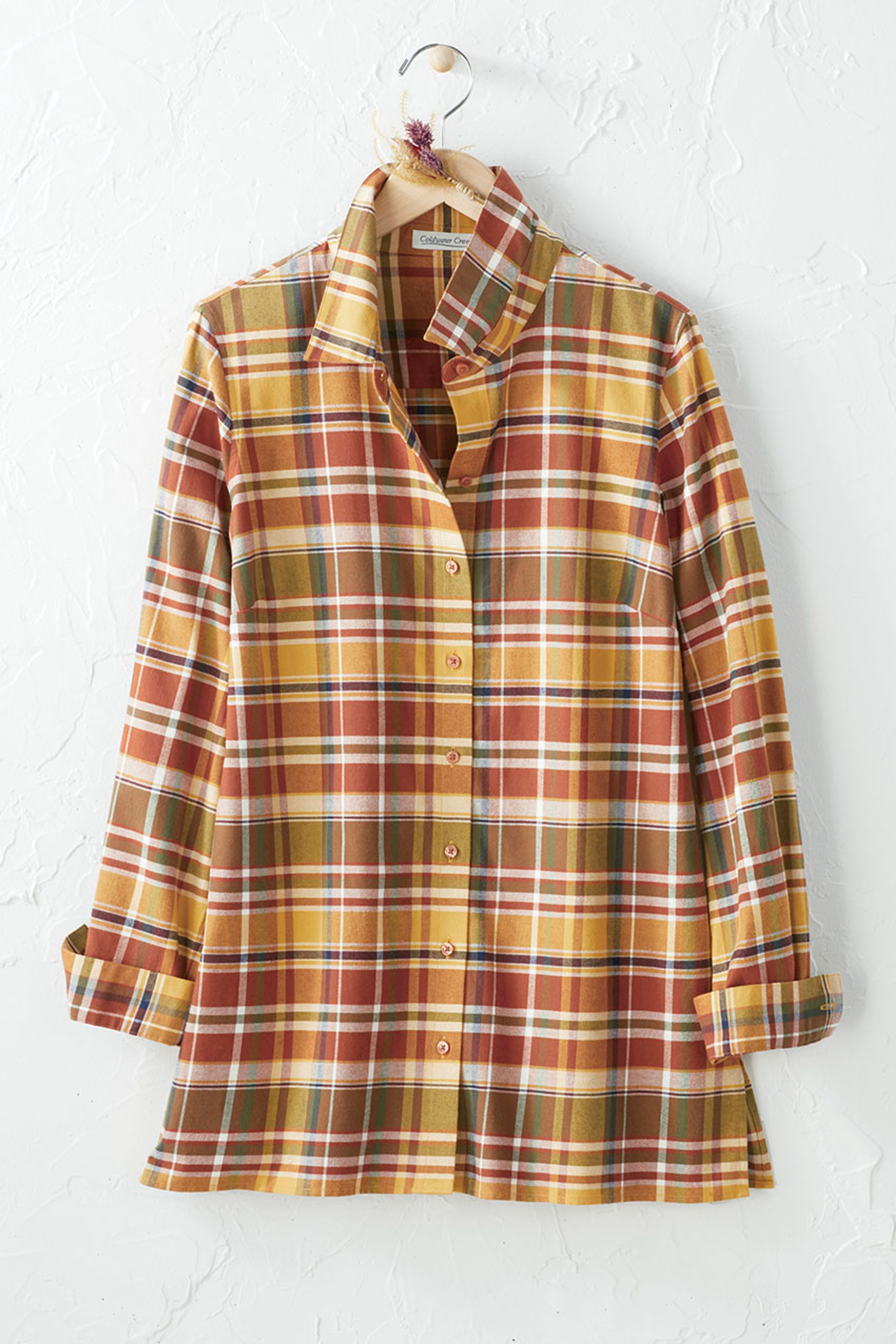 Harvest NorthCountry Flannel Tunic | Coldwater Creek