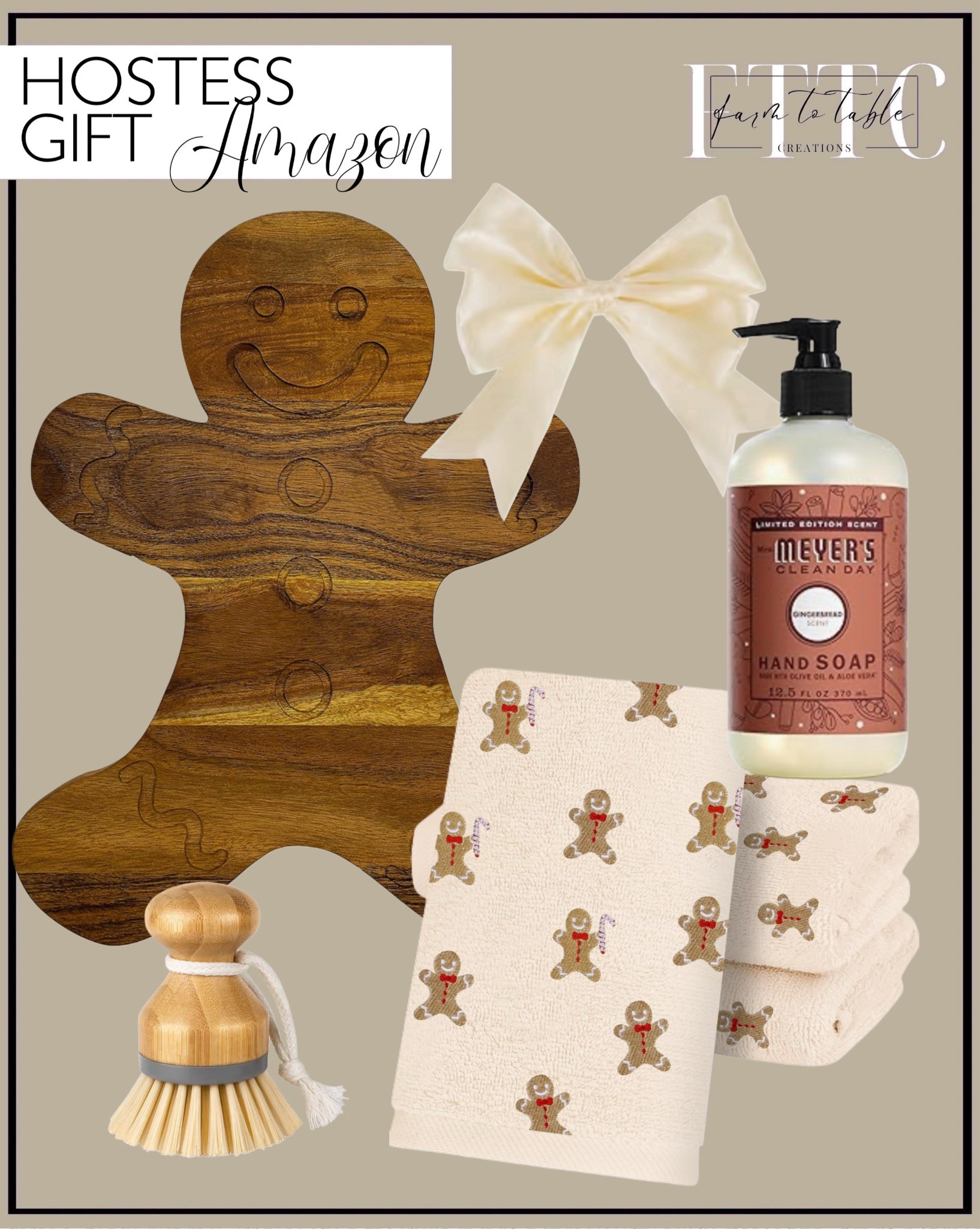 Amazon Hostess Gift Ideas — Gingerbread Edition

Follow @farmtotablecreations on Instagram for more home styling and daily deals.

This sweet little hostess-gift bundle is such a charming way to say “thank you” during the holidays. The gingerbread board, festive hand towels, limited-edition Meyers soap, and bamboo scrubber make the cutest kitchen set — thoughtful, affordable, and perfect for anyone who loves cozy seasonal touches. Wrap it up with a satin bow and it’s ready for gifting.

#gingerbreaddecor #gingerbreadkitchen #holidayhostessgift #hostessgiftideas #holidaygifting #amazonfinds #amazonhome #kitchengiftideas #christmasdecor #christmaskitchen #holidayhome #christmasgifts #cozygifts #kitchenfavorites #amazonholidayfinds #kitchendecor #holidayseason #neutralchristmas #giftguide #stockingstuffers #holidayfinds #amazondecor #kitchenessentials #holidayinspo

#LTKSaleAlert #LTKHome #LTKGiftGuide