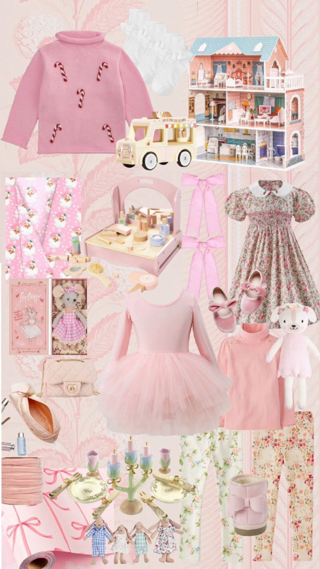 Holiday pinks, ruffles, and candy canes, a dreamy mix of little-girl favorites. Think floral dresses, dollhouses, ballet tulle, and cozy sweaters perfect for the season. 

#kidsfashion #nurserydecor #girlystyle #holidaygifts


#LTKBaby #LTKFamily #LTKKids