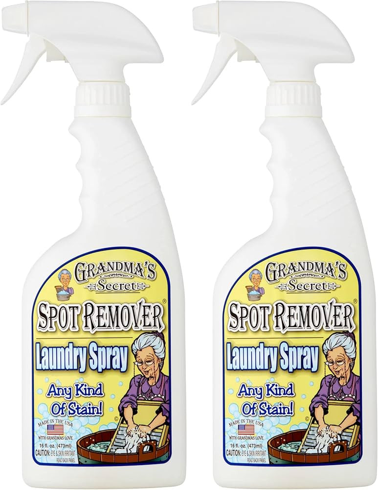 Grandma's Secret Spot Remover Laundry Spray - Chlorine, Bleach and Toxin-Free Stain Remover - Sta... | Amazon (US)
