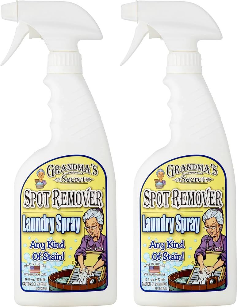 Grandma's Secret Spot Remover Laundry Spray - Chlorine, Bleach and Toxin-Free Stain Remover - Sta... | Amazon (US)