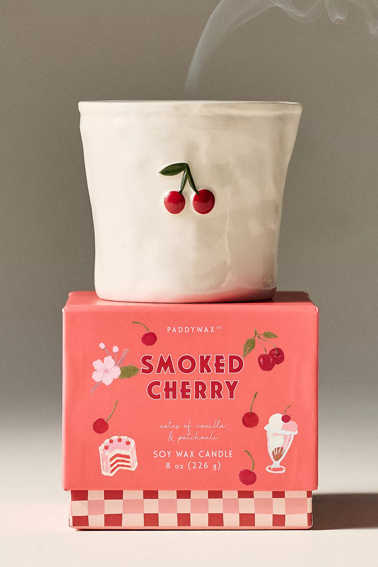 Bistro Cherry Icon Ceramic Candle | Anthropologie (US)