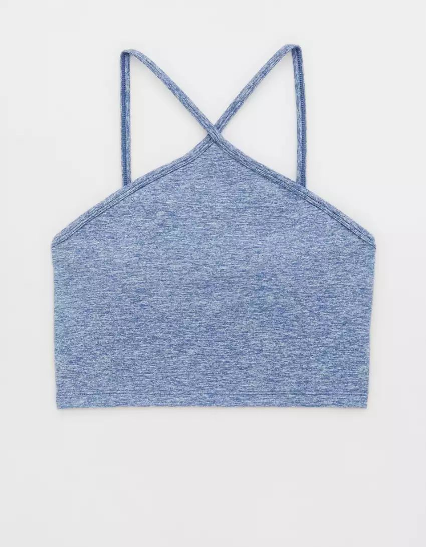 OFFLINE By Aerie The Hugger Halter Longline Sports Bra | Aerie