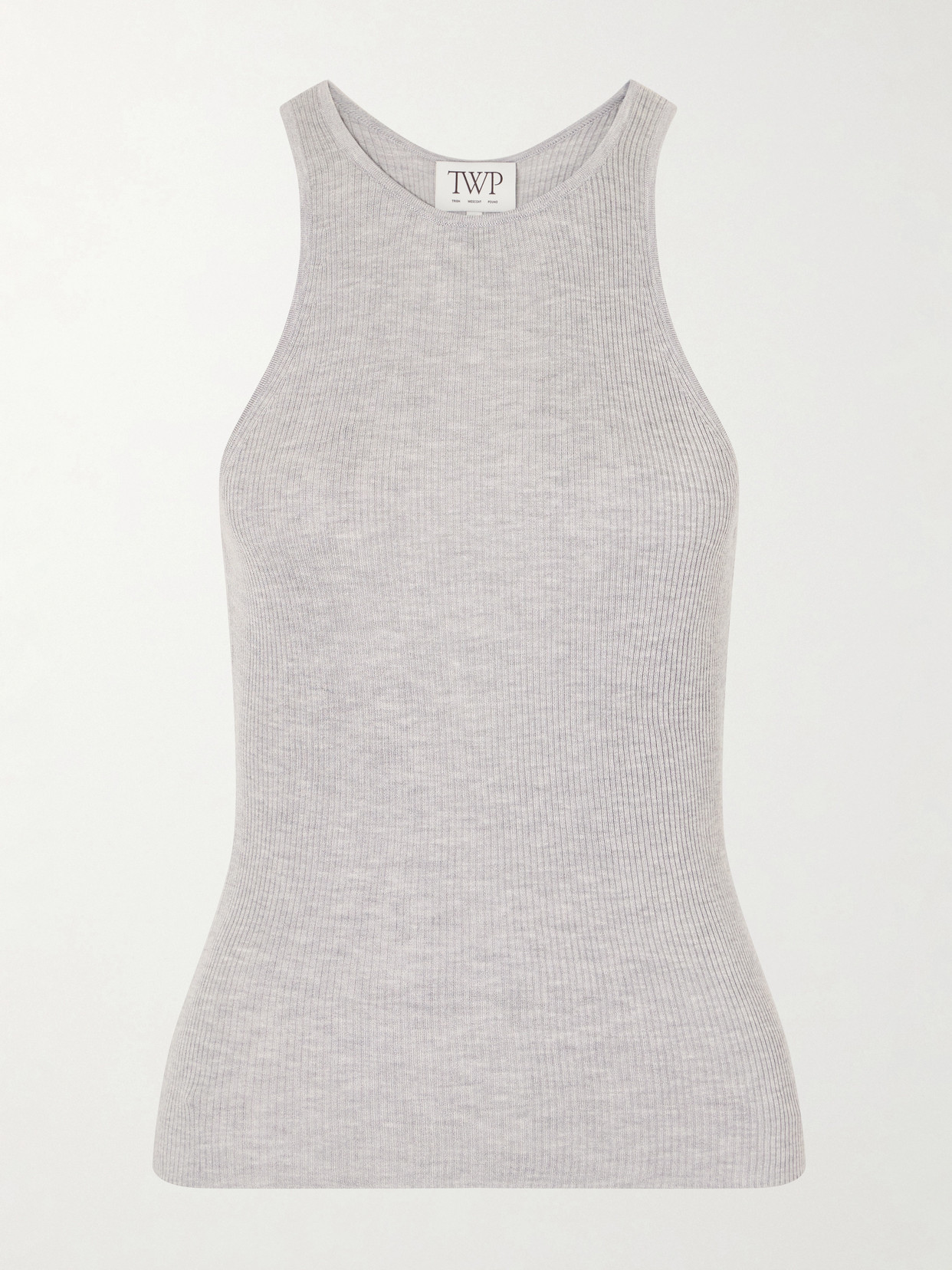 TWP - Harbor Ribbed-knit Tank - Gray | NET-A-PORTER (US)