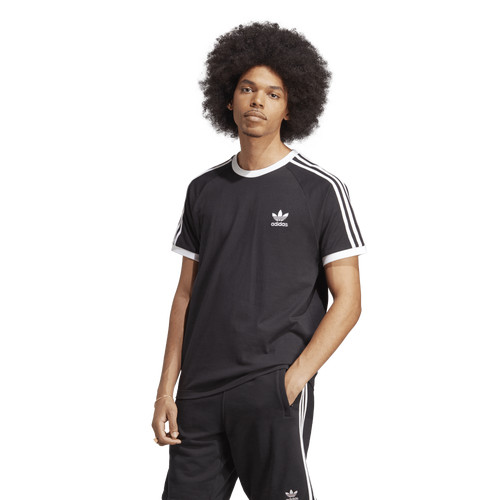 adidas Mens adidas Originals Adicolor Classics 3-Stripes T-Shirt - Mens Black/White Size XXL | Champs Sports