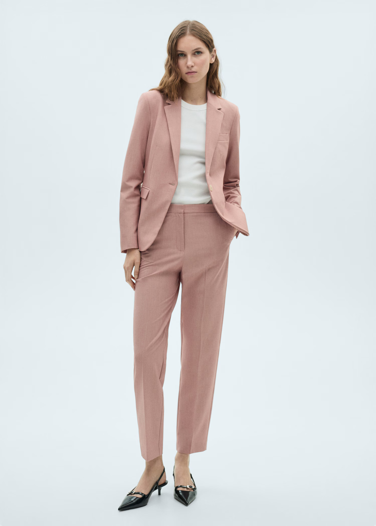 Straight suit trousers - Women | MANGO United Kingdom | MANGO (UK)