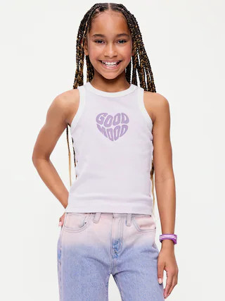 Fitted Tank Top for Girls | Old Navy (US)