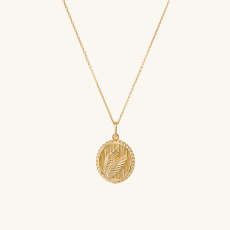 Victory: Winged Coin Pendant Necklace - $148 | Mejuri (Global)