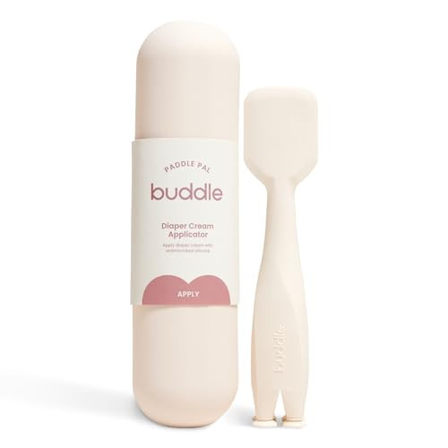 Buddle Paddle Pal Baby Diaper Cream Spatula Silicone Applicator with Carrying Case, Smooth & Mess-Free Application, 1 Count | Amazon (US)