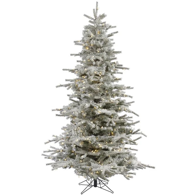 Vickerman Flocked Sierra Fir Artificial Christmas Tree | Wayfair North America