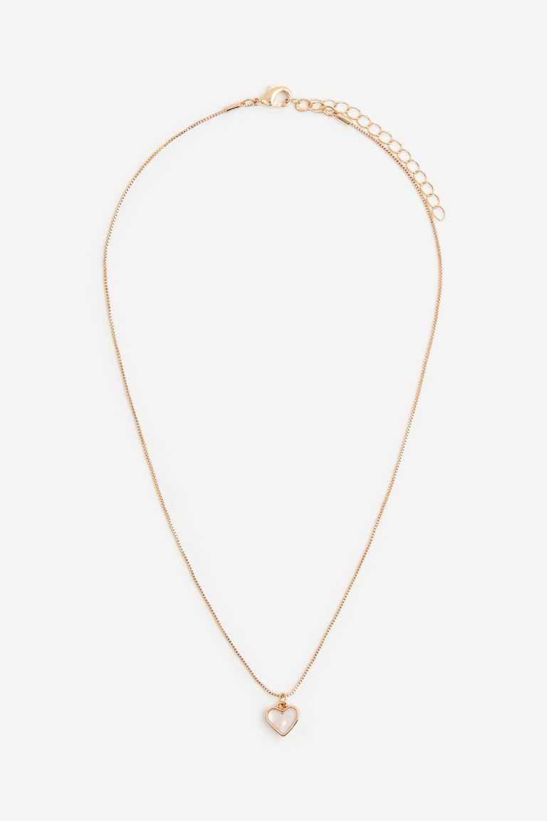 Collar con colgante - Dorado/Corazón - MUJER | H&M ES | H&M (FR, IT, ES, PT, BE)