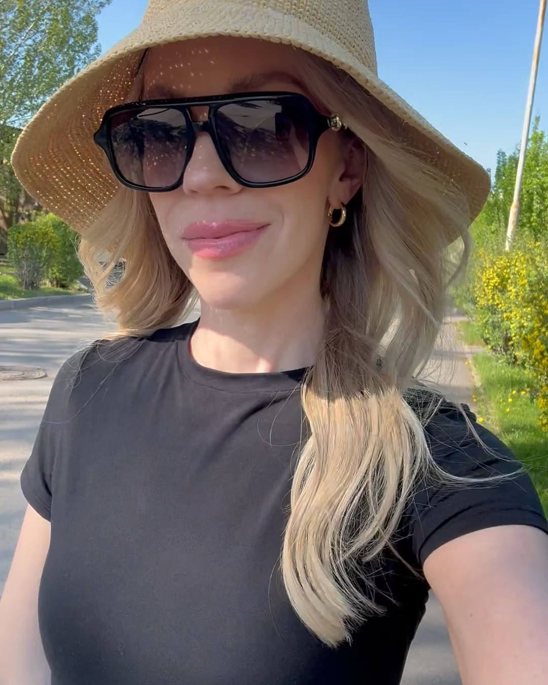 Casual basics I love: straw bucket hat, tee bodysuit, wide leg joggers

#LTKootd #LTKdayinmylife #LTKActive