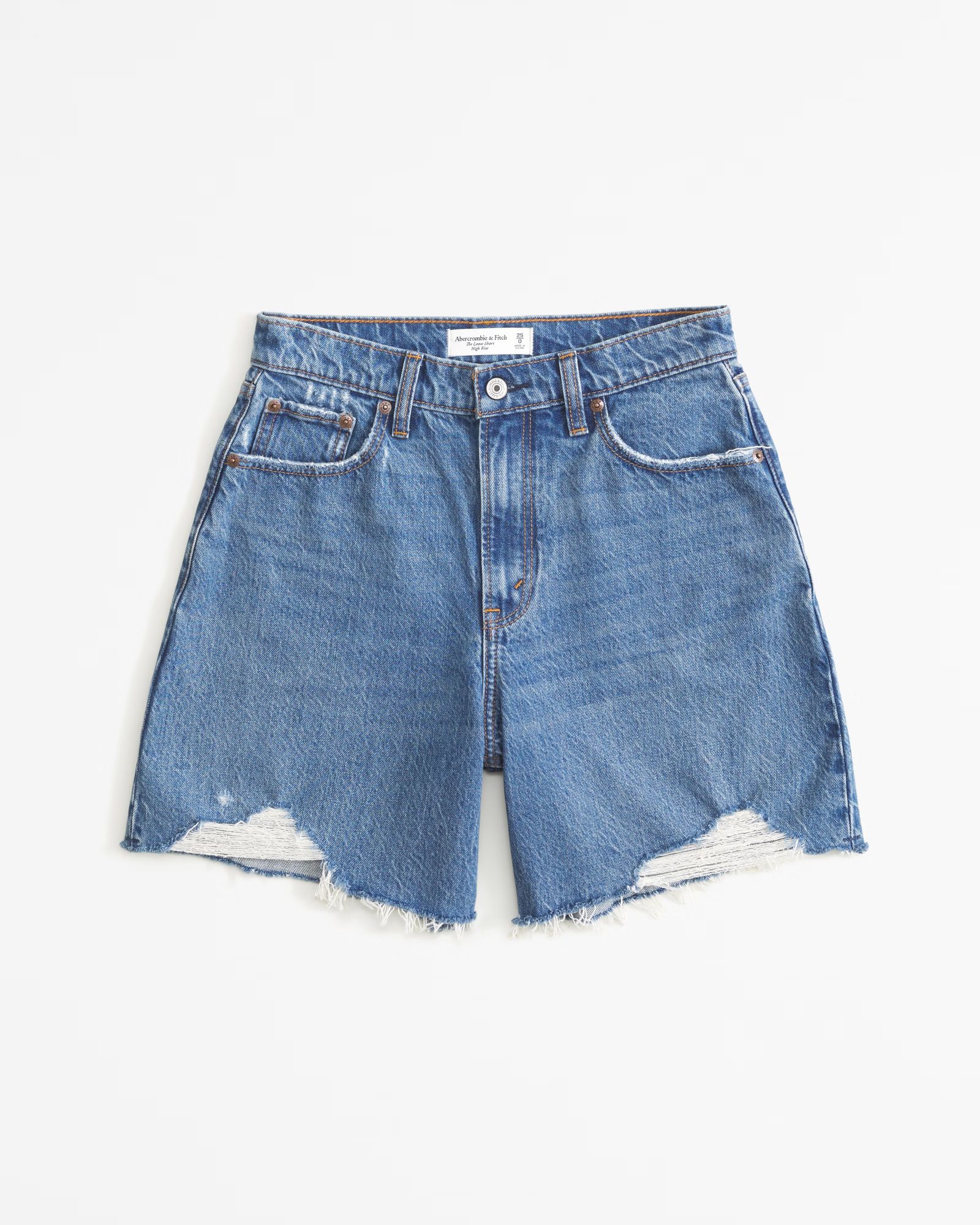 Women's High Rise Loose Short | Women's Bottoms | Abercrombie.com | Abercrombie & Fitch (US)