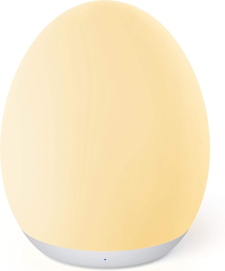 JolyWell Night Light for Kids with Color Changing Mode & Dimming Function, Rechargeable Baby Egg ... | Amazon (US)